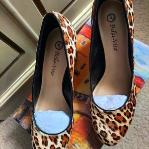 Cheetah heels sz 12